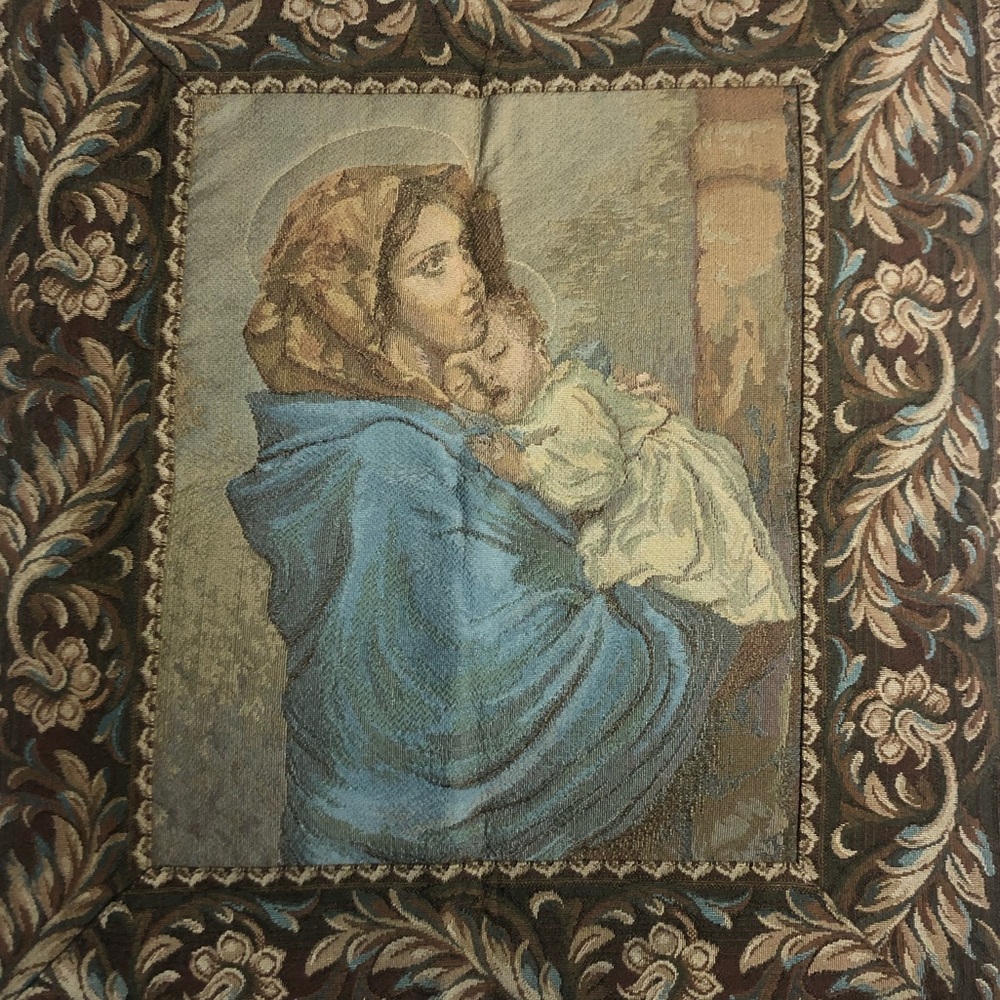 Madonna of the streets wall tapestry